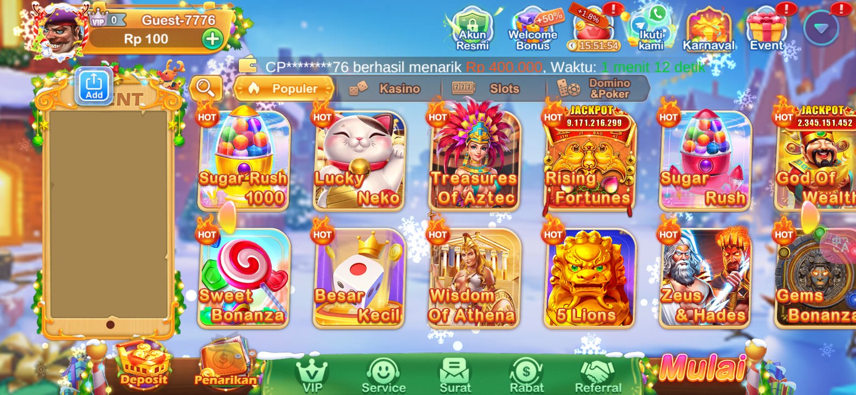 Permainan slot terbaik dengan jackpot hingga miliaran di K3K3 2 4 2118 3.